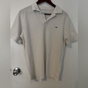 Vineyard Vines Men's Golf Polo Shirt White Size Small